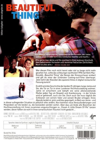 Produktbild: Beautiful Thing (digital restaurierte Fassung)