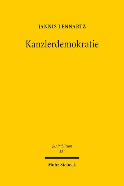 Produktbild: Kanzlerdemokratie
