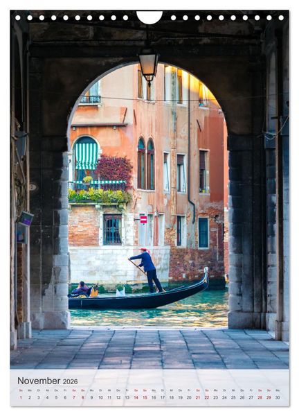 Produktbild: Venezia - La Serenissima repubblica (Wandkalender 2026 DIN A4 hoch), CALVENDO Monatskalender