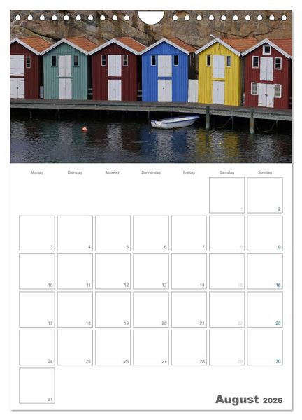 Produktbild: Typisch Schwedisch Bohusl&auml;n (Wandkalender 2026 DIN A4 hoch), CALVENDO Monatskalender