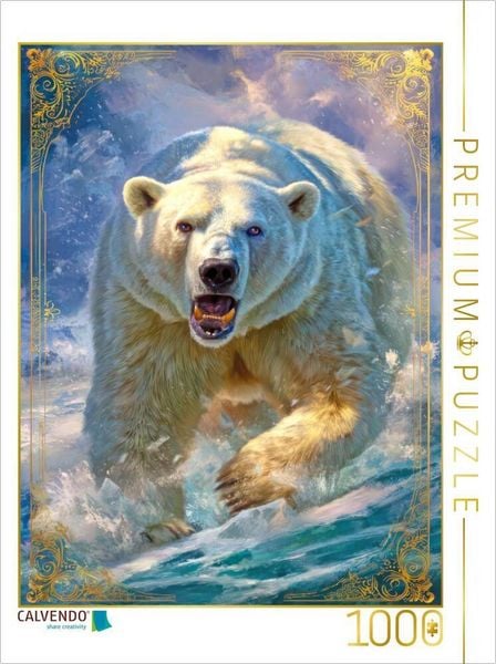 CALVENDO Puzzle Kraftvolle Tierportraits | 1000 Teile Lege-Größe 64 × 48 cm Foto-Puzzle für glückliche Stunden