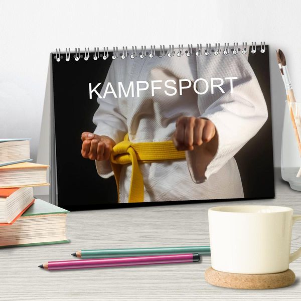 Produktbild: Kampfsport (Tischkalender 2026 DIN A5 quer), CALVENDO Monatskalender