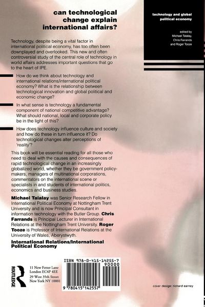 Produktbild: Technology, Culture and Competitiveness