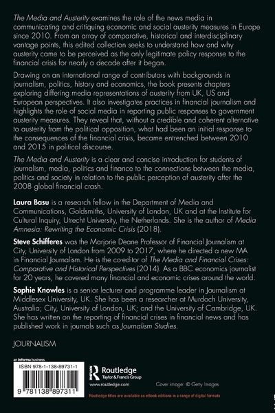 Produktbild: The Media and Austerity