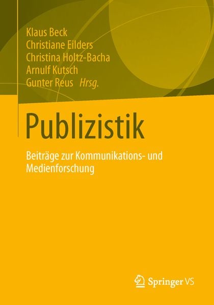 Produktbild: Publizistik