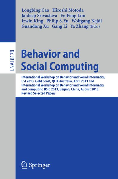 Produktbild: Behavior and Social Computing