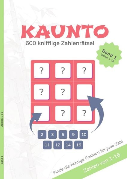 Produktbild: Kaunto - deutschsprachige R&auml;tselb&uuml;cher / KAUNTO - 600 knifflige Zahlenr&auml;tsel