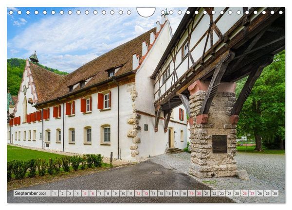 Produktbild: Blaubeuren Impressionen (Wandkalender 2026 DIN A4 quer), CALVENDO Monatskalender