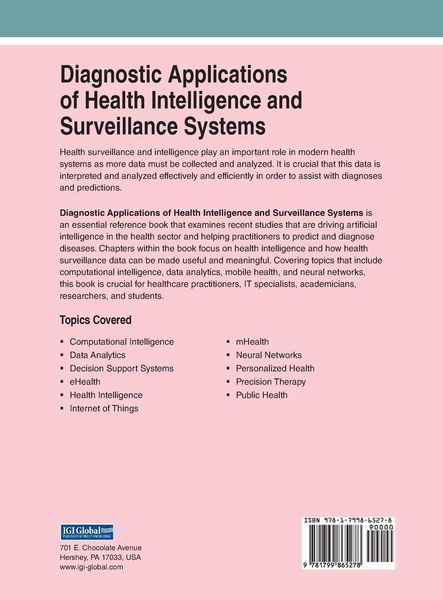 Produktbild: Diagnostic Applications of Health Intelligence and Surveillance Systems
