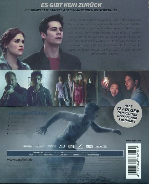 Produktbild: Teen Wolf - Staffel 4 [3 BRs]