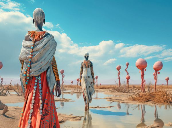 Produktbild: CALVENDO Puzzle Surrealismus trifft auf die W&uuml;ste | 2000 Teile Lege-Gr&ouml;&szlig;e 90x67cm Foto-Puzzle f&uuml;r gl&uuml;ckliche Stunden