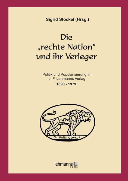 Produktbild: Die "rechte Nation" und ihr Verleger