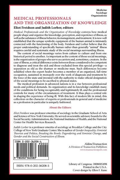 Produktbild: Medical Professionals and the Organization of Knowledge