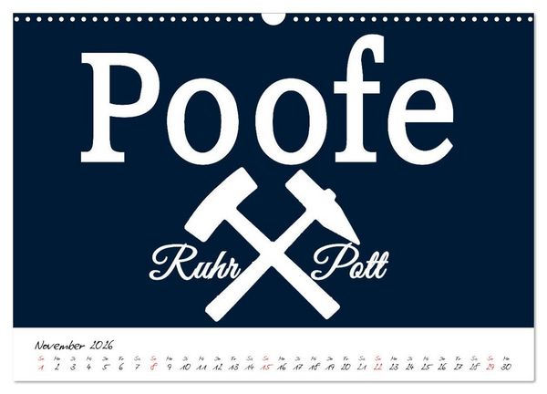 Produktbild: Ruhrpott Vokabeln (Wandkalender 2026 DIN A3 quer), CALVENDO Monatskalender