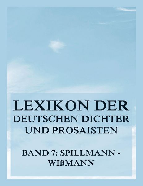Produktbild: Lexikon der deutschen Dichter und Prosaisten vom Beginn des 19. Jahrhunderts bis zur Gegenwart
