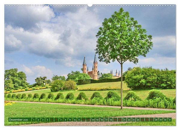 Produktbild: Schlossgarten Neustrelitz (Wandkalender 2026 DIN A2 quer), CALVENDO Monatskalender