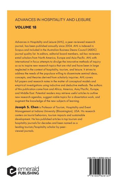 Produktbild: Advances in Hospitality and Leisure