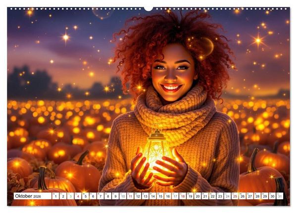 Produktbild: Lichtgefl&uuml;ster (Wandkalender 2026 DIN A2 quer), CALVENDO Monatskalender