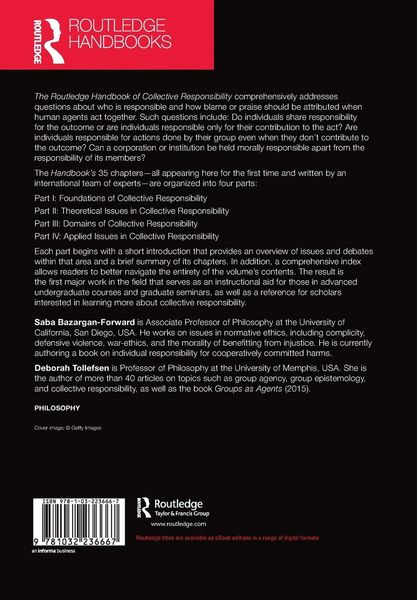 Produktbild: The Routledge Handbook of Collective Responsibility