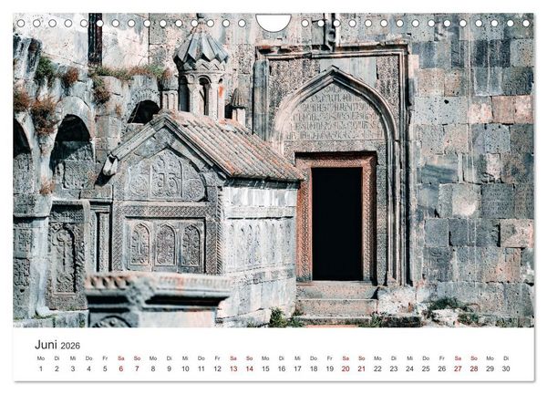 Produktbild: Armenien - Wo die Geschichte ihre Stimme erhebt (Wandkalender 2026 DIN A4 quer), CALVENDO Monatskalender