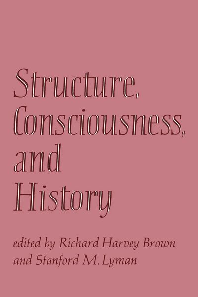 Produktbild: Structure, Consciousness and History