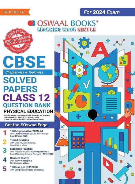 Produktbild: Oswaal CBSE Class 12 Physical Education Question Bank 2023-24 Book