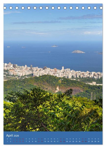 Produktbild: Erlebe mit mir Rio de Janeiro (Tischkalender 2026 DIN A5 hoch), CALVENDO Monatskalender
