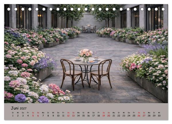 Produktbild: Urbane Oasen - Wo die Stadt aufblüht (Tischkalender 2027 DIN A5 quer), CALVENDO Monatskalender