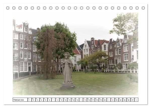 Produktbild: AMSTERDAM Erinnerungen (Tischkalender 2026 DIN A5 quer), CALVENDO Monatskalender