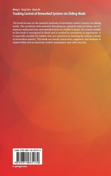 Produktbild: Tracking Control of Networked Systems via Sliding-Mode