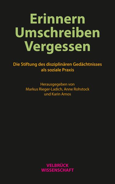 Produktbild: Erinnern, Umschreiben, Vergessen.