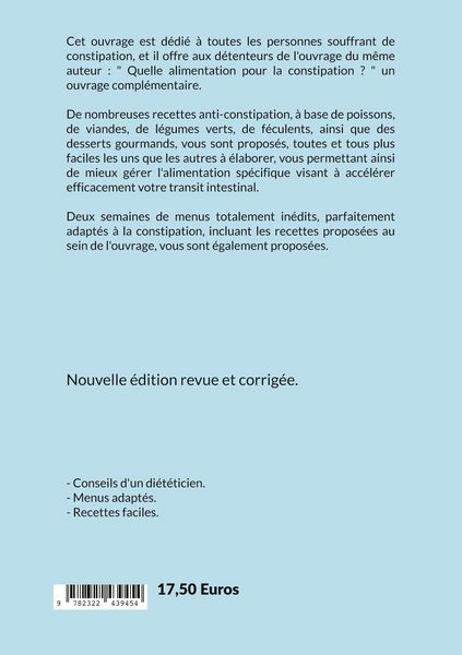 Produktbild: Mes recettes faciles anti-constipation.