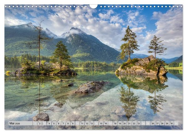 Produktbild: Wundersch&ouml;nes Bayern (Wandkalender 2026 DIN A3 quer), CALVENDO Monatskalender