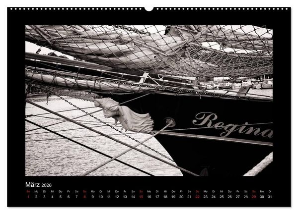 Produktbild: Segelschiffe auf der Ostsee (hochwertiger Premium Wandkalender 2026 DIN A2 quer), Kunstdruck in Hochglanz