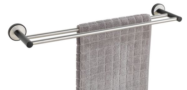 Produktbild: UV-Loc&reg; Badetuchstange Duo Mod. Udine, Befestigen ohne Bohren mit innovativem Klebesystem