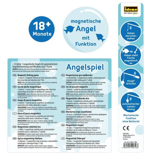 Produktbild: Idena Angelset magnetisch 8-teilig
