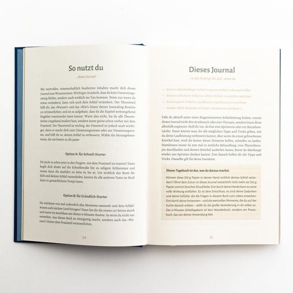 Produktbild: Das 6-Minuten-Schlaftagebuch