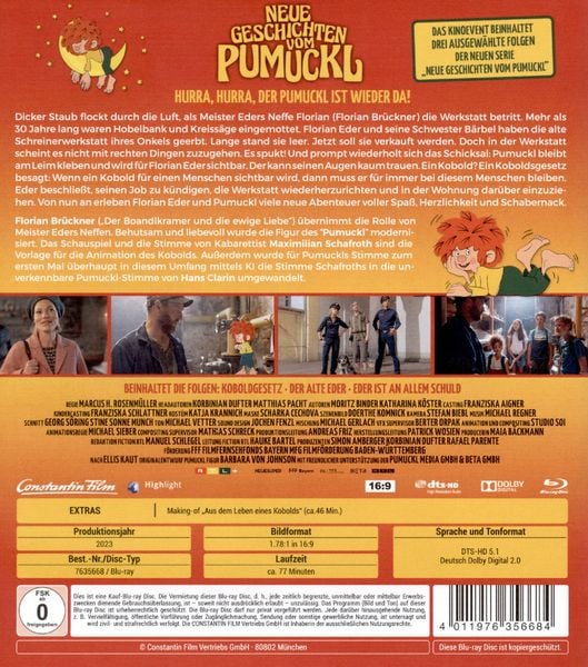 Produktbild: Neue Geschichten vom Pumuckl - Kino-Event (Blu-ray)