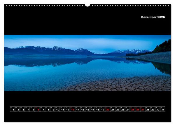 Produktbild: Weitblicke - Panoramen (hochwertiger Premium Wandkalender 2026 DIN A2 quer), Kunstdruck in Hochglanz
