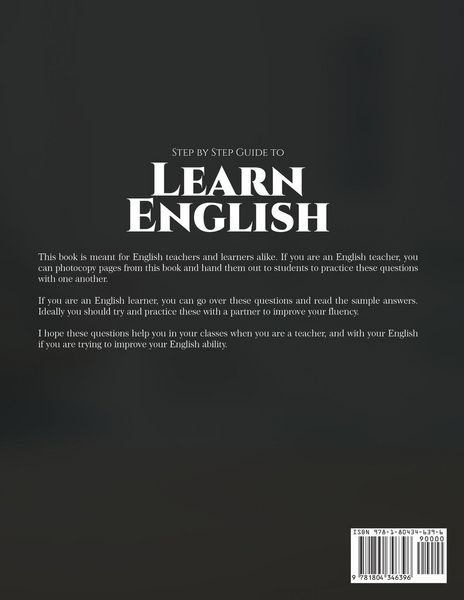 Produktbild: Step by Step Guide to Learn English