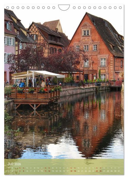 Produktbild: Reise durchs Elsass (Wandkalender 2026 DIN A4 hoch), CALVENDO Monatskalender
