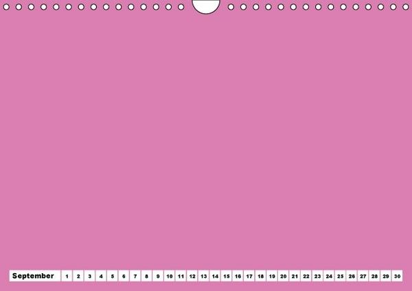 Produktbild: Bunter Bastelkalender f&uuml;r M&auml;dchen (Wandkalender immerw&auml;hrend DIN A4 quer)