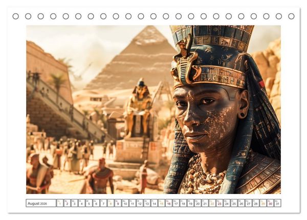 Produktbild: Im Schatten der Pyramiden (Tischkalender 2026 DIN A5 quer), CALVENDO Monatskalender