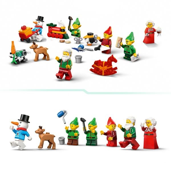 Produktbild: LEGO City Adventskalender 2026 Werkstatt des Weihnachtsmanns 60510