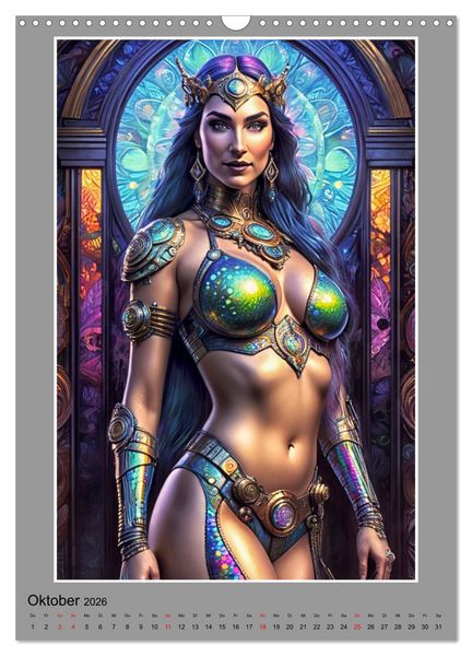 Produktbild: Elegante Cyborgs (Wandkalender 2026 DIN A3 hoch), CALVENDO Monatskalender