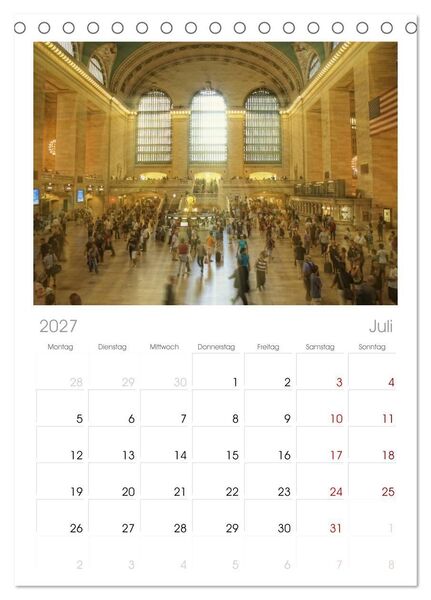 Produktbild: Tischplaner 2027 - New York Shoots (A5 Tischkalender zum Aufstellen) CALVENDO
