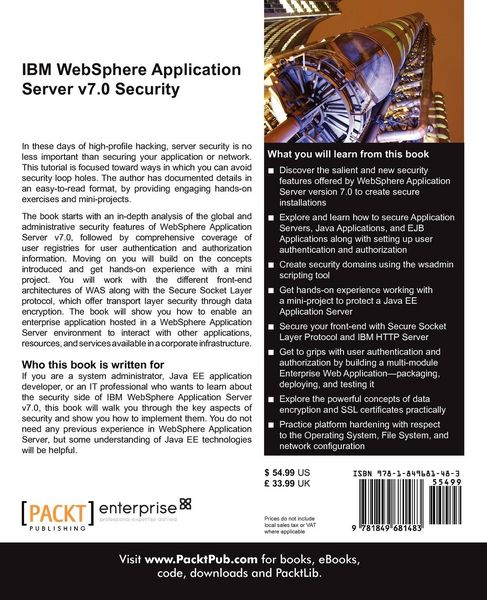 Produktbild: IBM Websphere Application Server V7.0 Security