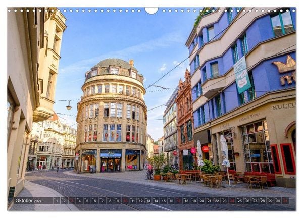 Produktbild: Ein Blick auf Halle an der Saale (Wandkalender 2027 DIN A3 quer), CALVENDO Monatskalender