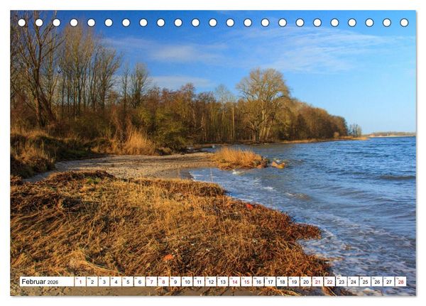 Produktbild: Naturparadies Zierow - Ostsee Idylle pur in der Wismarer Bucht (Tischkalender 2026 DIN A5 quer), CALVENDO Monatskalender