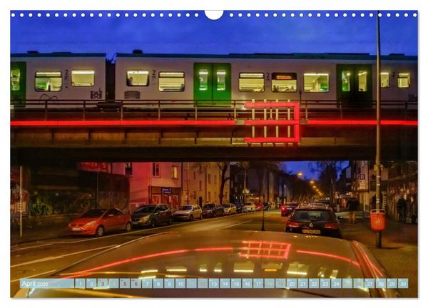 Produktbild: KunstLichtTore in Bochum - und Br&uuml;cken, die es werden sollten (Wandkalender 2026 DIN A3 quer), CALVENDO Monatskalender